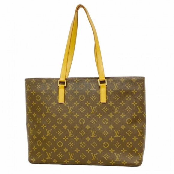 LOUIS VUITTON Authentic Brown Monogram Tote Bag